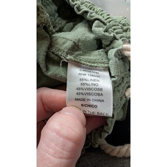 Love Tree Women's Shorts Bundle Sz Small Elastic Waist Drawstring Pockets Linen - Picture 8 of 9